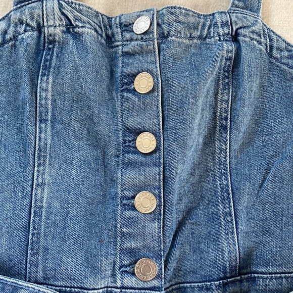 Garage Belted Denim Dress - Picture 4 of 9